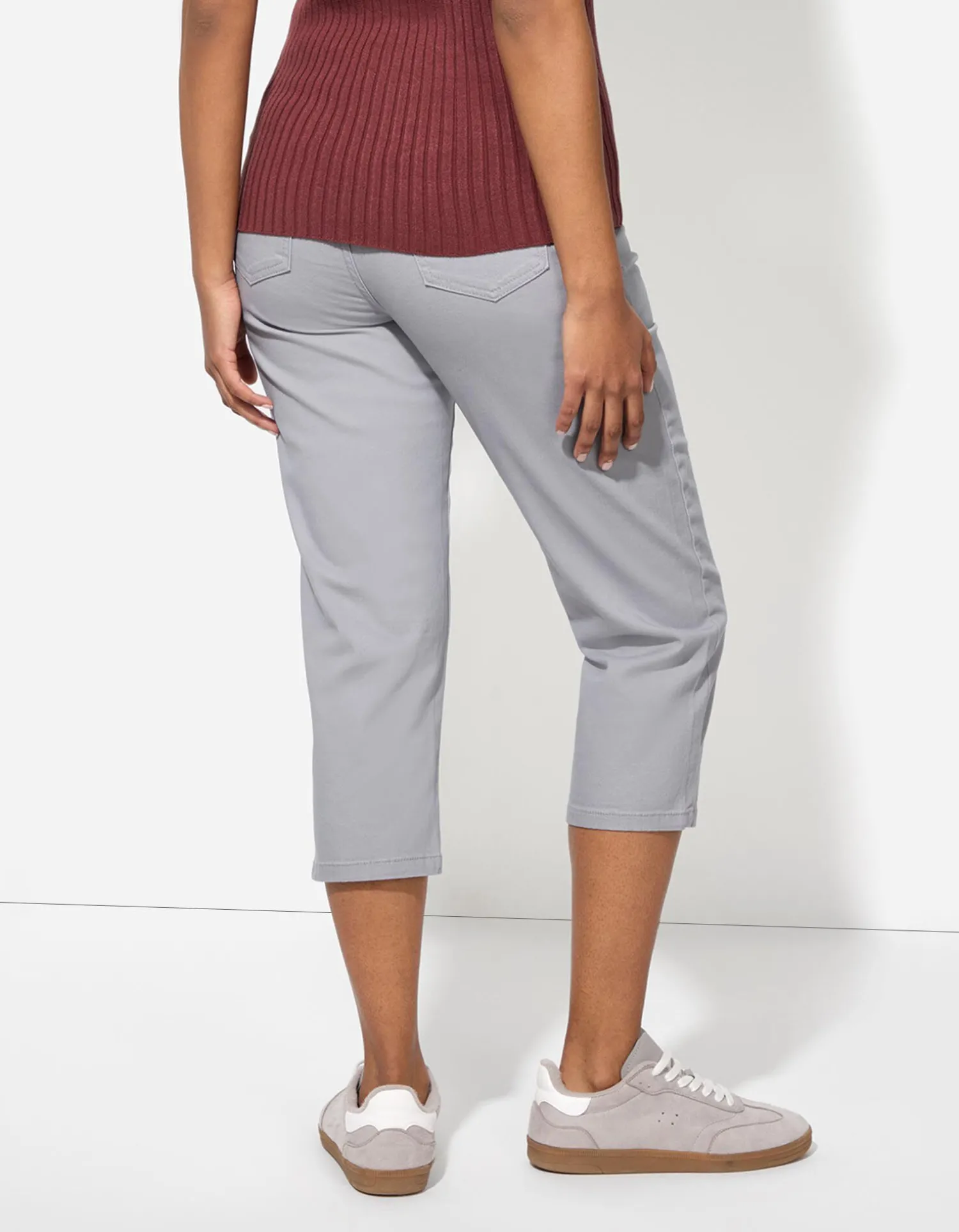 Ever Me Capribroek - Effen - grijs Outlet