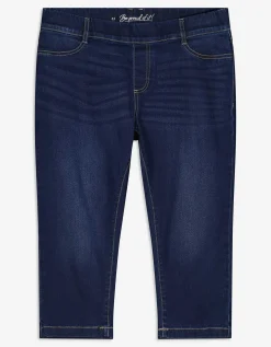 Maxi Blue Capribroek - Elastische band - donkerblauw Sale