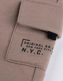 Dopodopo boys Cargoshort - Effen - lichtbruin Online