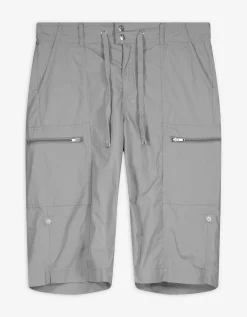 Maxi Blue Cargoshort - Vaste pijpomslag - lichtgroen New