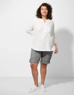 Maxi Blue Cargoshort - Vaste pijpomslag - lichtgroen New