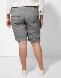 Maxi Blue Cargoshort - Vaste pijpomslag - lichtgroen New