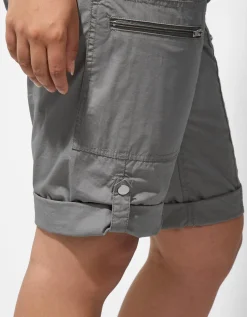 Maxi Blue Cargoshort - Vaste pijpomslag - lichtgroen New