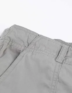 Maxi Blue Cargoshort - Vaste pijpomslag - lichtgroen New