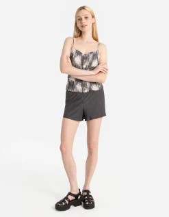 Page One Cropped top - Slim fit - donkergrijs Best