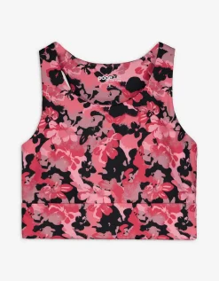 Page One Active Cropped top - Zachte touch - donkerrood Online