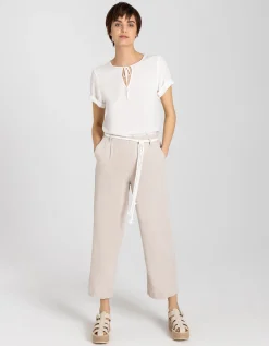 Ever Me Culotte - Linnenmix - beige New