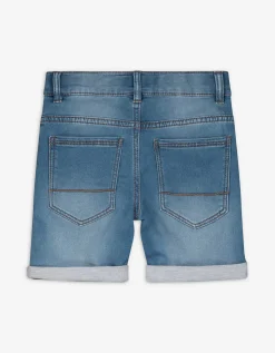 Dopodopo boys Denim short - Verstelbare zoom - lichtblauw Online