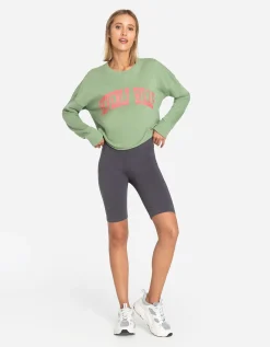 Page One Fietsbroek - Katoenmix - donkergrijs Online