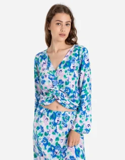 Page One Gesneden shirt met lange mouwen - LENZING™ ECOVERO™ - wit Fashion