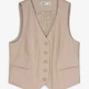 Page One Gilet - Effen - grijs Fashion
