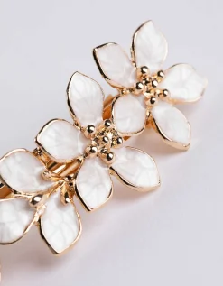 Accessories Haarspeld - Bloemenmotief - goud Discount