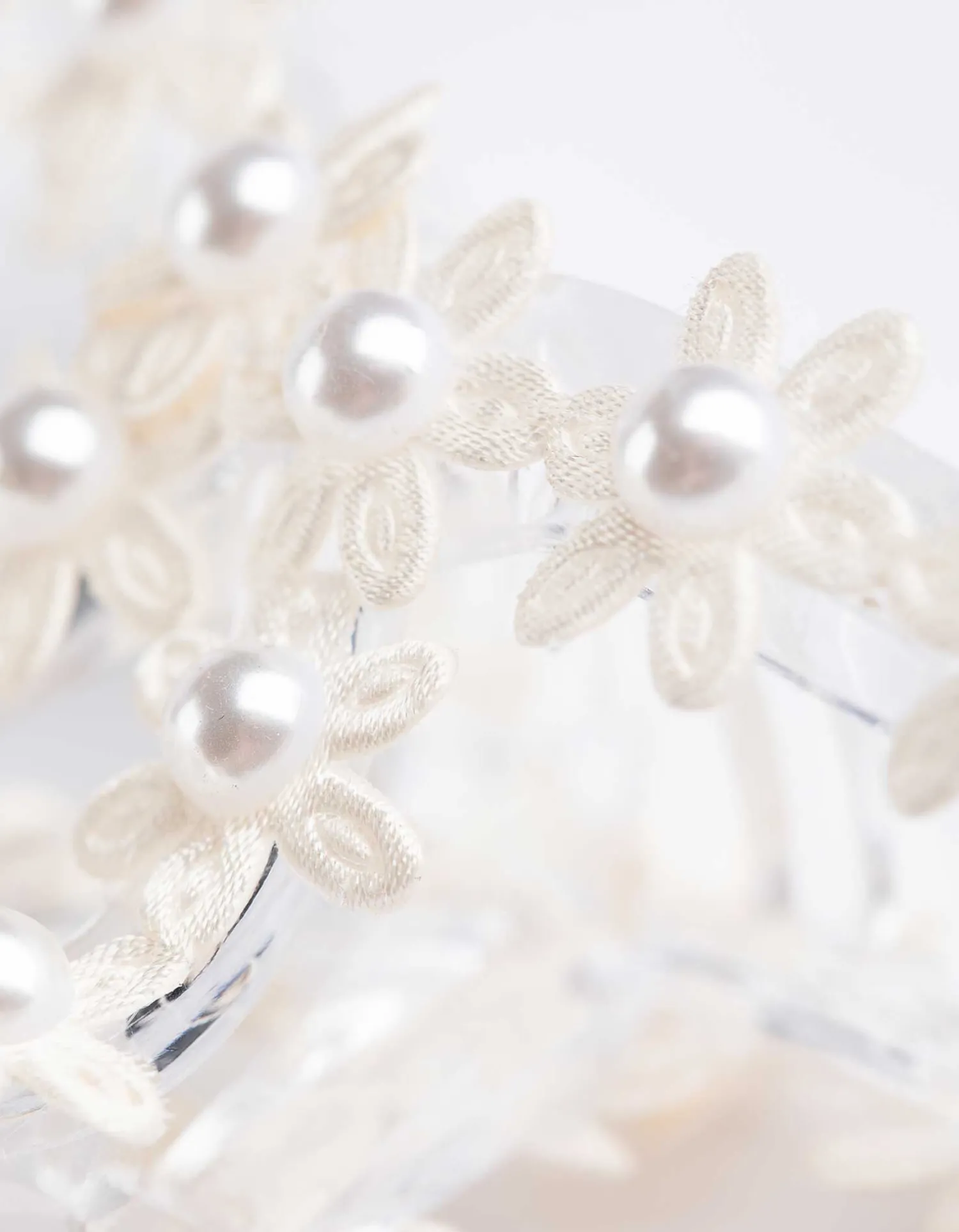 Accessories Haarspeld - Bloemenmotief - wit Discount