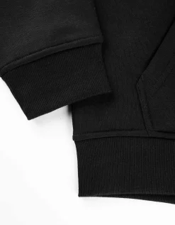 Jean Pascale Hoodie - Capuchon met tunnelkoord - zwart New