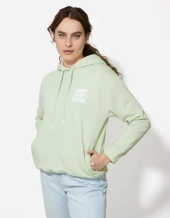 Page One Hoodie - Kap - groen Discount