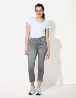 Page One Jeans - Girlfriend fit - grijs Best