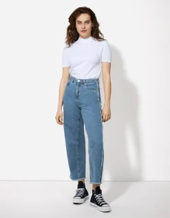 Page One Jeans - Hoge taille - blauw Outlet