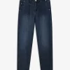 Takko Jeans - Plooi - donkerblauw Clearance