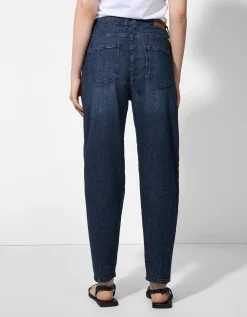 Takko Jeans - Plooi - donkerblauw Clearance