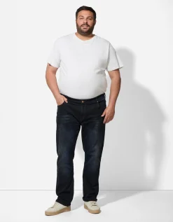 Jean Pascale Jeans - Straight fit - donkerblauw Outlet