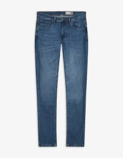 Denim 1982 Jeans - Waseffecten - donkerblauw Outlet