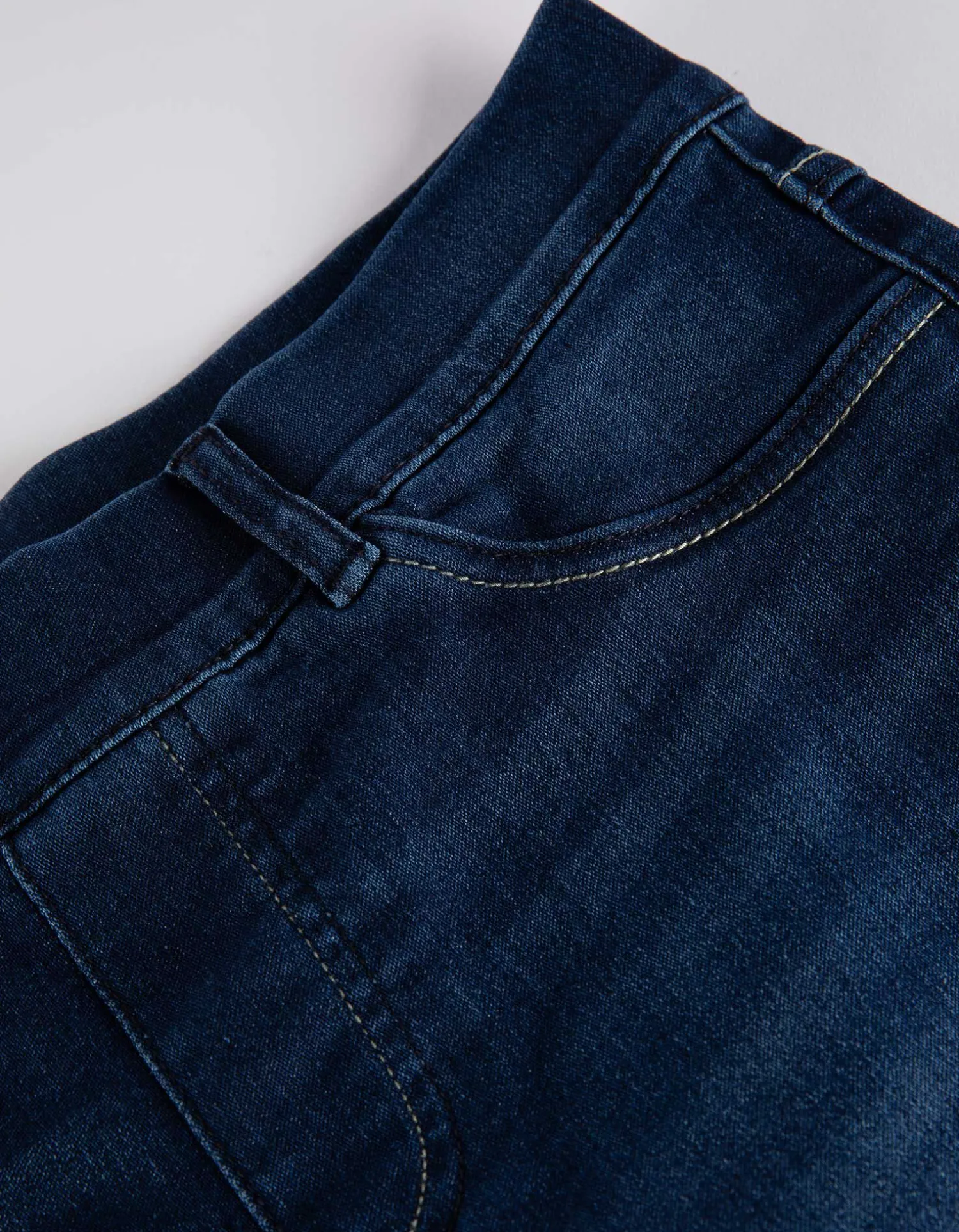Maxi Blue Jegging - Riemlussen - donkerblauw Clearance