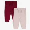 Dopodopo mini Jogger pants - Set van 2 donkerrood Online