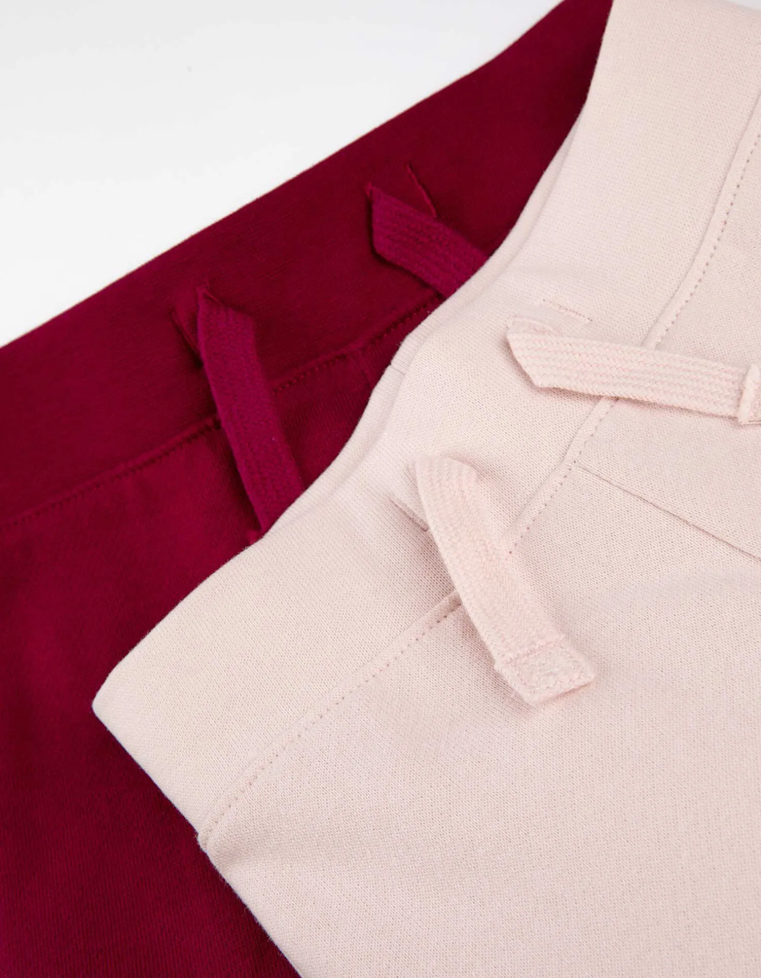 Dopodopo mini Jogger pants - Set van 2 donkerrood Online