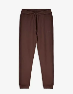 Chapter Joggingbroek - Relaxed fit - donkerbruin Clearance