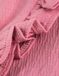 Dopodopo mini Jurk - Gekreukte look - roze Outlet