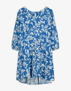 Maxi Blue Jurk - LENZING&trade; ECOVERO&trade; - blauw Online