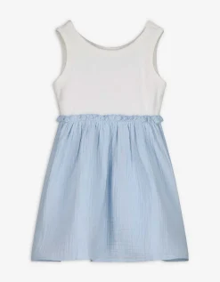 Dopodopo mini Jurk - Meerkleurig design - wit Clearance