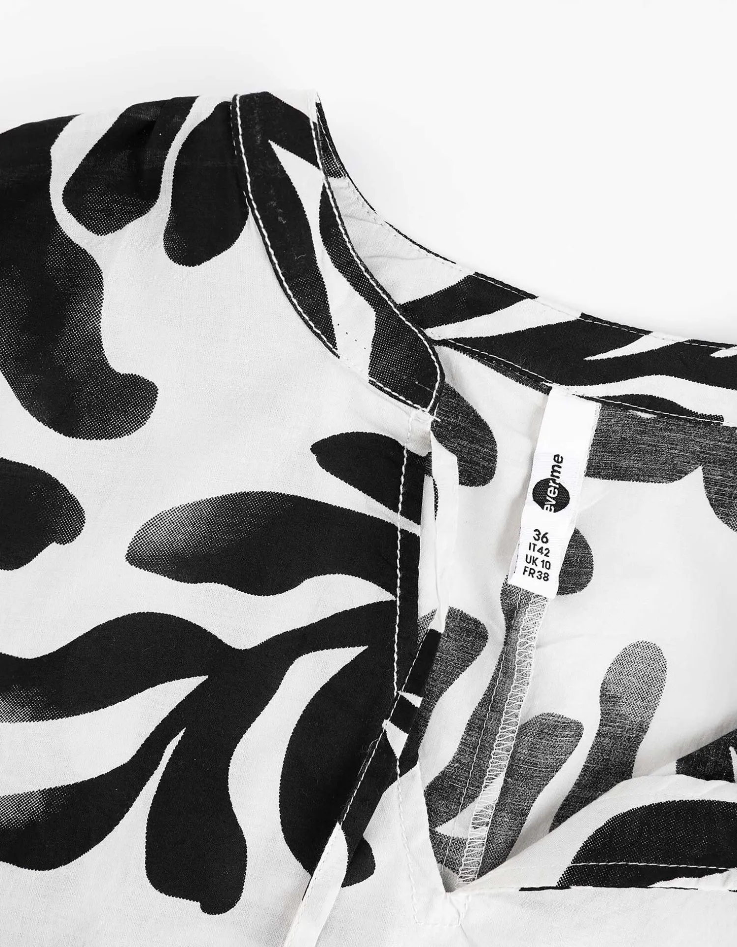 Ever Me Jurk - Oversized schouders - wit Online