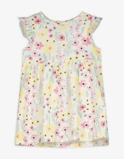 Dopodopo mini Jurk in A-lijn - Motief all-over - wit Sale