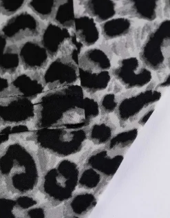 Takko Legging - Luipaardprint - lichtgrijs Clearance