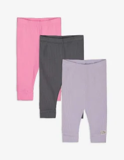 dopodopo newborn Legging - Set van 3 grijs Hot
