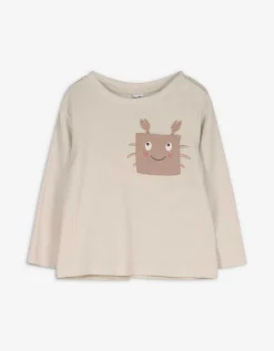 Dopodopo mini Longsleeve - Borstzak - beige Sale
