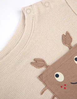 Dopodopo mini Longsleeve - Borstzak - beige Sale