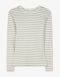 Ever Me Longsleeve - Geribde structuur - wit Hot