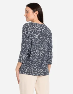 Ever Me Longsleeve - Luipaardprint - grijs Discount