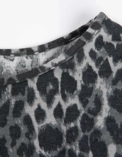 Ever Me Longsleeve - Luipaardprint - grijs Discount