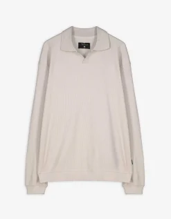 Jean Pascale Longsleeve - Overhemd kraag - beige Discount