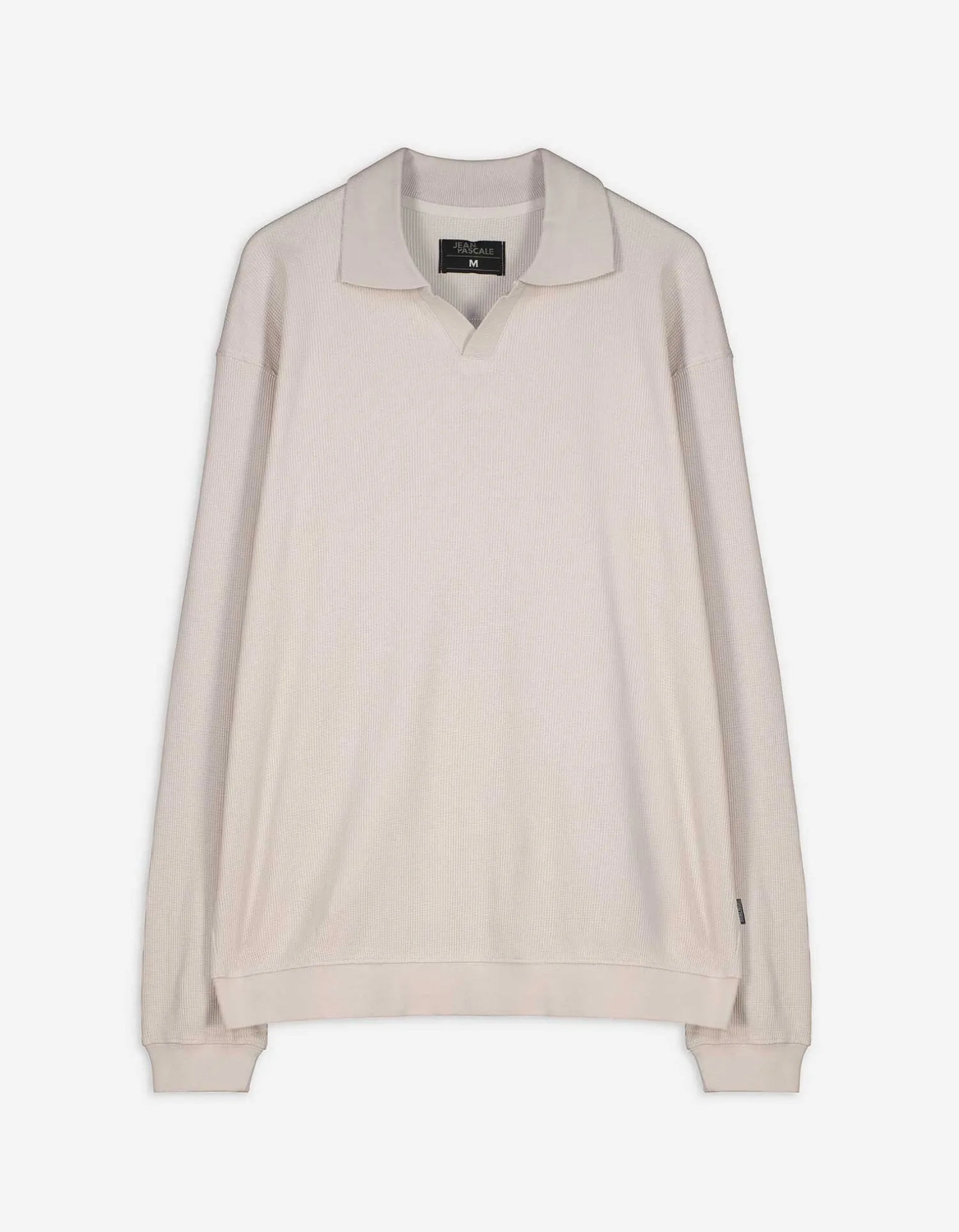 Jean Pascale Longsleeve - Overhemd kraag - beige Discount