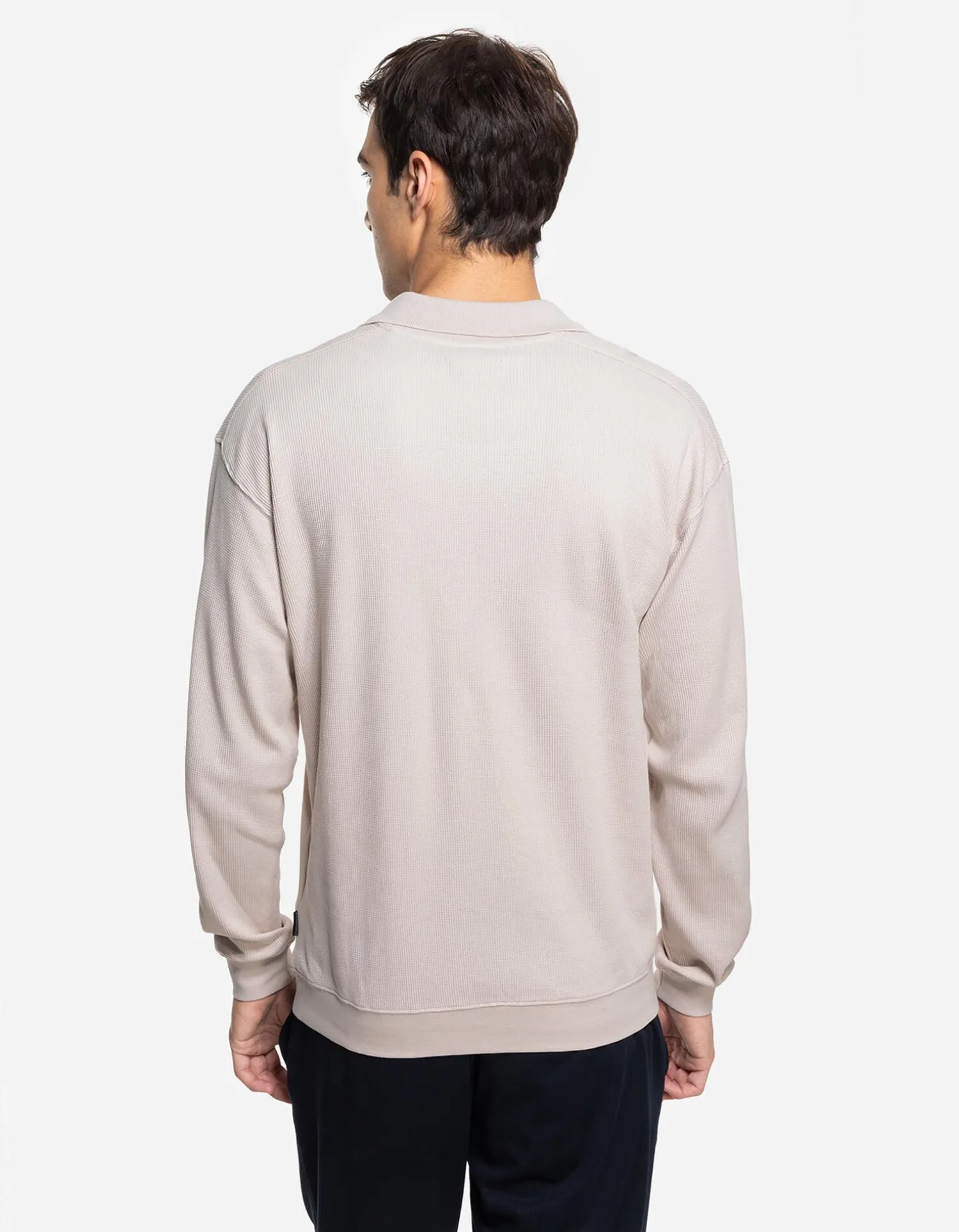Jean Pascale Longsleeve - Overhemd kraag - beige Discount