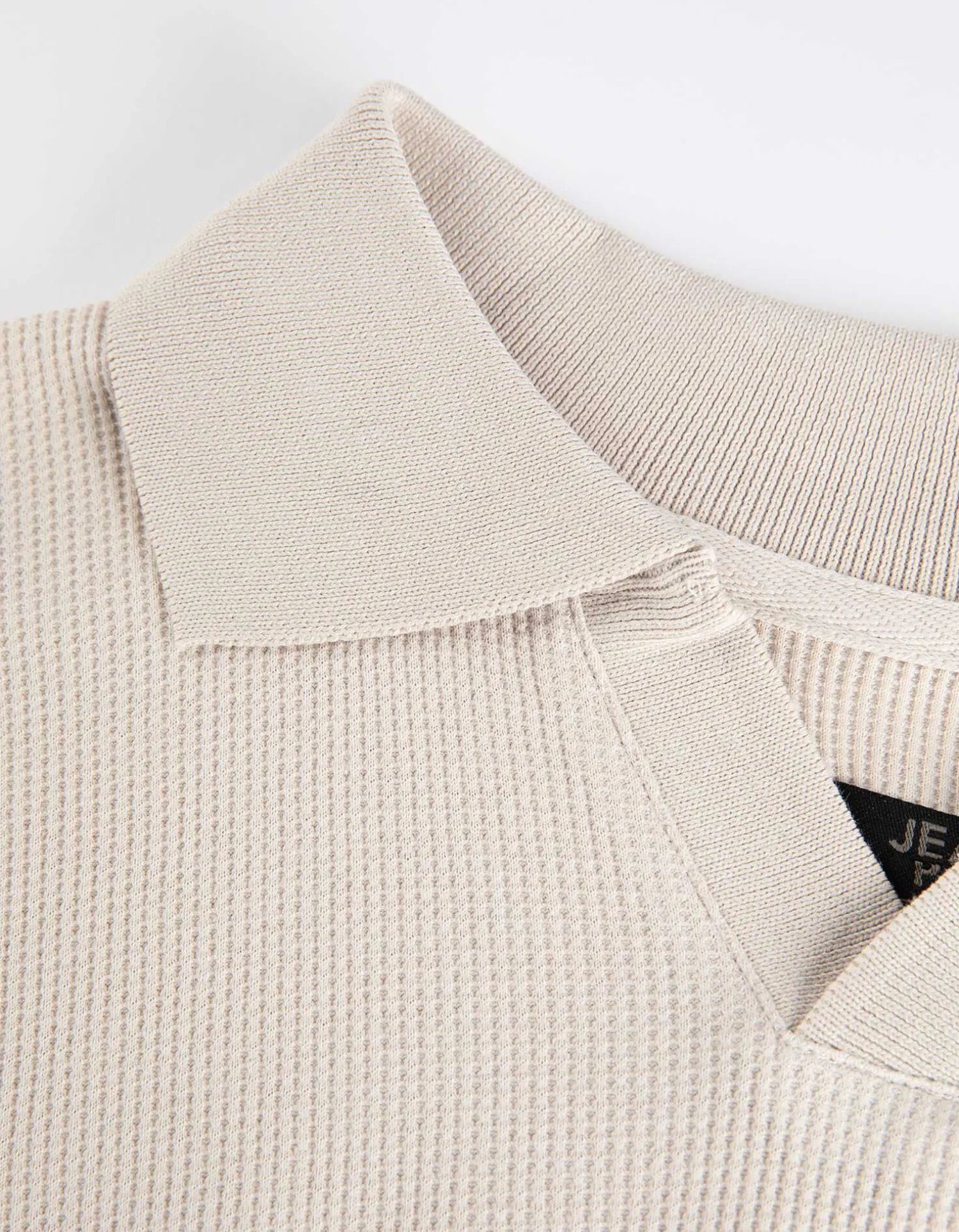 Jean Pascale Longsleeve - Overhemd kraag - beige Discount