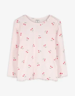 Dopodopo mini Longsleeve - Print all-over - roze Sale
