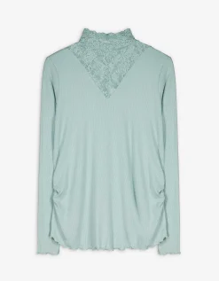 ever me MUM Longsleeve - Zwangerschapskleding - groen Clearance