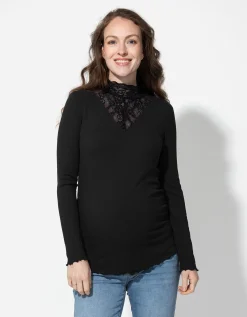 ever me MUM Longsleeve - Zwangerschapskleding - zwart Hot