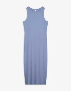 Ever Me Midi-jurk - Zijsplit - lichtblauw Discount
