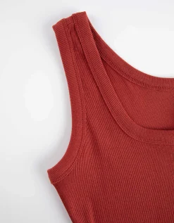 Ever Me Midi-jurk - Zijsplit - rood Best